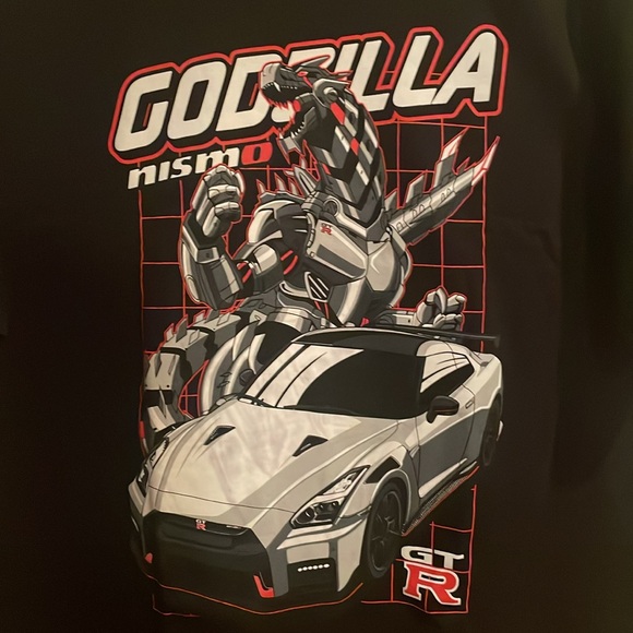 Men's Size Large Short Sleeve Tee Tuner Cult Godzilla / GT -NEW - Picture 3 of 12